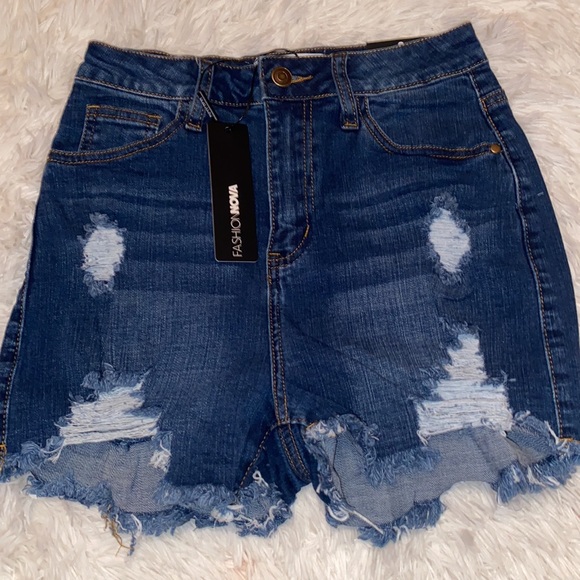 Fashion Nova Pants - Fashion Nova Rise & Grind Shorts